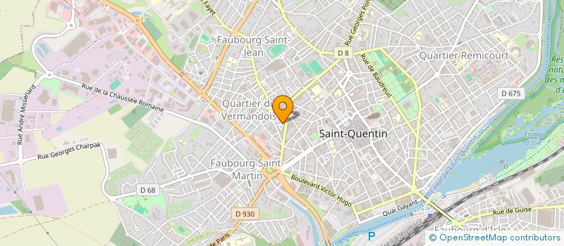 localisation de l'entreprise CM  SAINT-QUENTIN