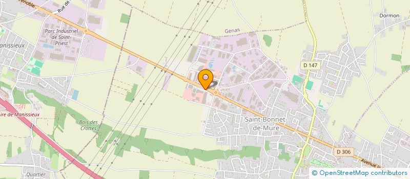 localisation de l'entreprise CM  SAINT-LAURENT-DE-MURE