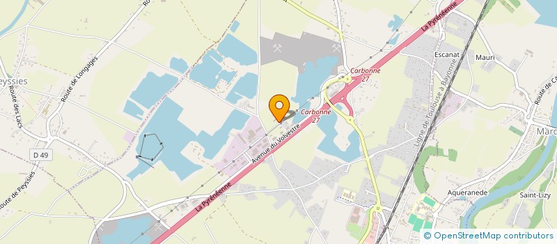 localisation de l'entreprise CM  CARBONNE