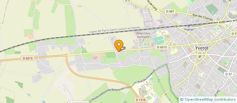 localisation de l'entreprise CM AFFRETEMENT à SAINTE-MARIE-DES-CHAMPS