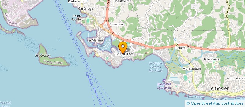 localisation de l'entreprise CM AGENCY  LE GOSIER