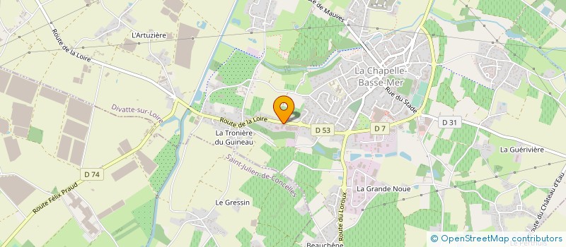 localisation de l'entreprise CM AGRI SERVICE à DIVATTE-SUR-LOIRE