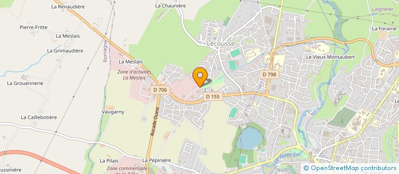 localisation de l'entreprise CM ARMOR INVEST  LECOUSSE