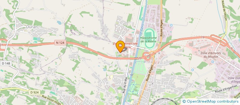 localisation de l'entreprise CM AUCH  AUCH