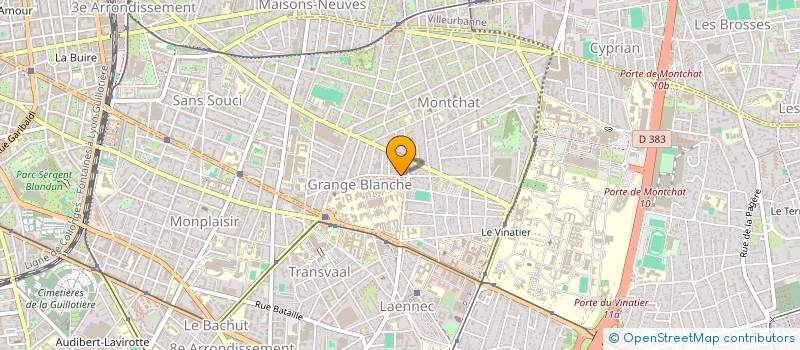 localisation de l'entreprise CM AUTO  LYON