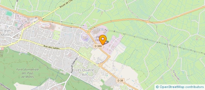 localisation de l'entreprise CM AUTO 85 à SAINT-JEAN-DE-MONTS