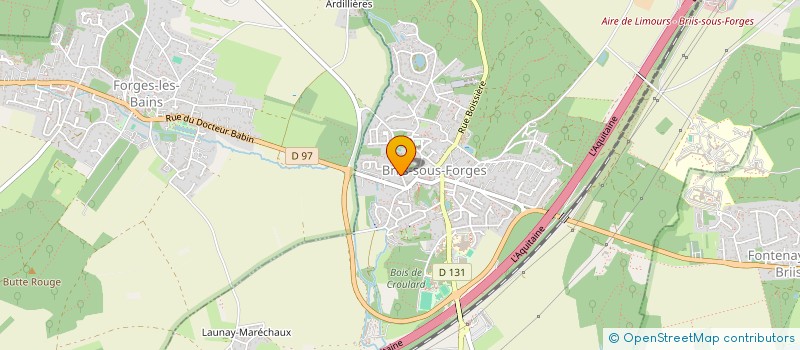 localisation de l'entreprise CM AUTOMOBILES à BRIIS-SOUS-FORGES