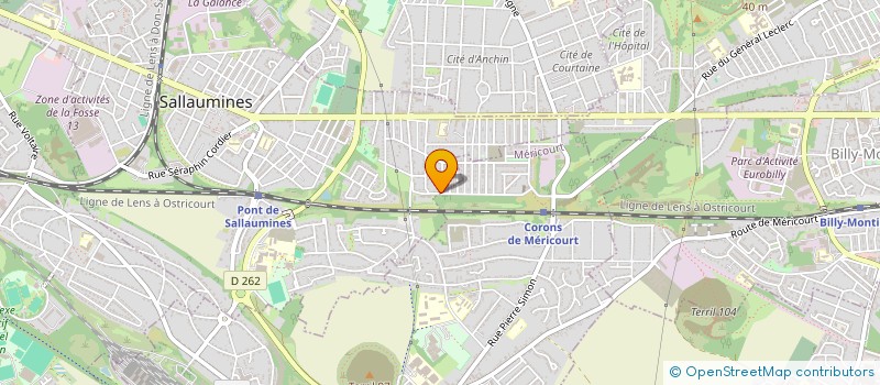 localisation de l'entreprise CM AUTOPRO  SALLAUMINES