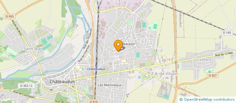 localisation de l'entreprise CM BAT à CHATEAUDUN