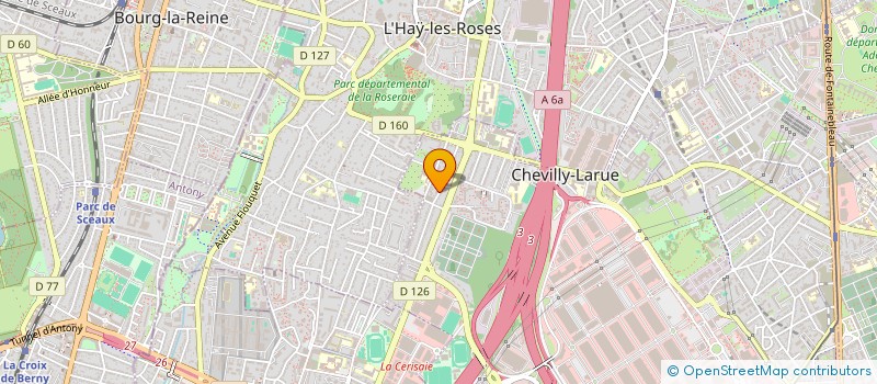 localisation de l'entreprise CM BAT  CHEVILLY-LARUE