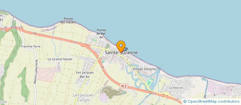 localisation de l'entreprise CM BAT à SAINTE-SUZANNE
