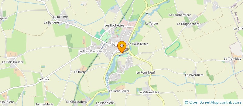 localisation de l'entreprise CM BATIM' à TEILLE