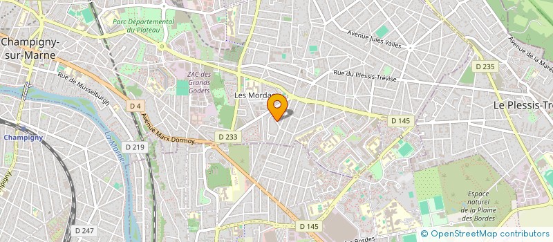 localisation de l'entreprise CM BATIMENT à CHAMPIGNY-SUR-MARNE