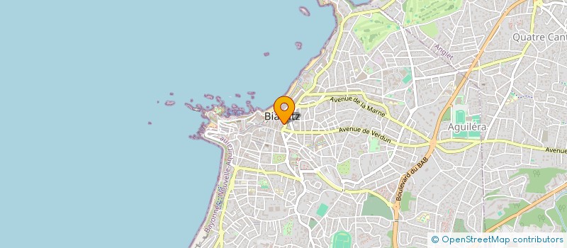 localisation de l'entreprise CM BIARRITZ  BIARRITZ