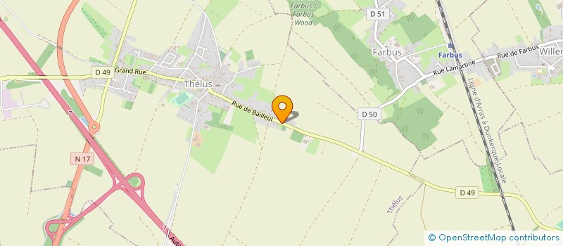 localisation de l'entreprise CM BUREAUTIQUE  THELUS