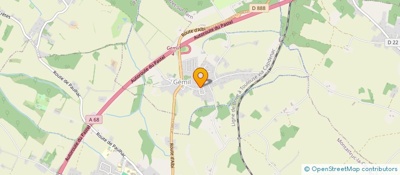 localisation de l'entreprise CM BUSINESS  GEMIL