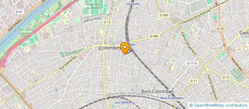 localisation de l'entreprise CM CAFE à COLOMBES