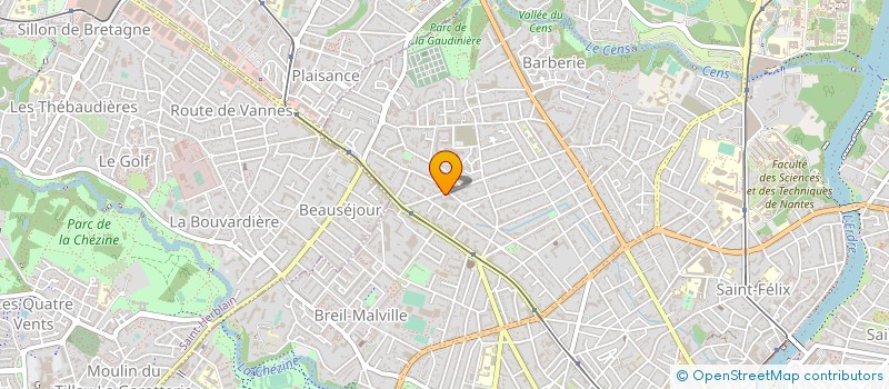 localisation de l'entreprise CM CHANGE & MOTION à NANTES