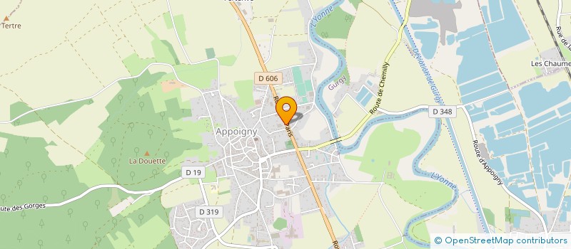 localisation de l'entreprise CM CHIAVAZZA à APPOIGNY