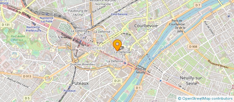 localisation de l'entreprise CM-CIC LEASING SOLUTIONS à COURBEVOIE