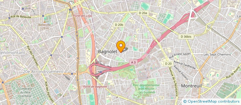 localisation de l'entreprise CM & CO EURL à BAGNOLET