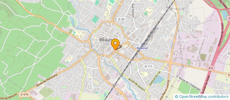 localisation de l'entreprise CM COIFFURE à BEAUNE