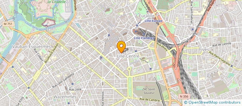 localisation de l'entreprise CM COMPAGNIE à LILLE