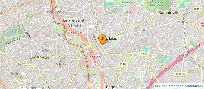 localisation de l'entreprise CM COMPLIANCE à LES LILAS