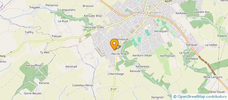 localisation de l'entreprise CM CONCEPT à PLONEOUR-LANVERN