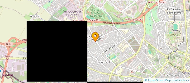 localisation de l'entreprise CM CONSEIL à CAEN
