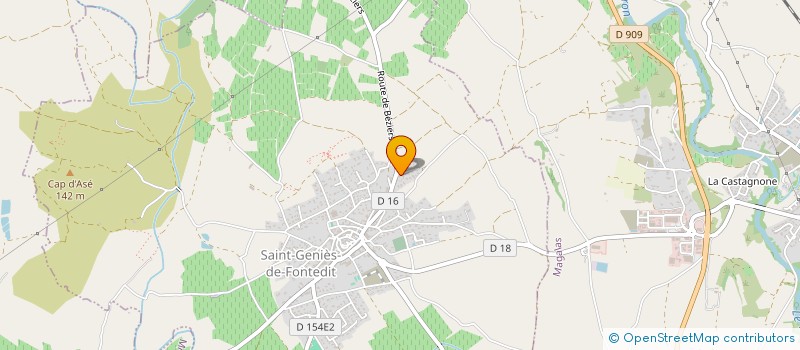 localisation de l'entreprise CM CONSEIL  SAINT-GENIES-DE-FONTEDIT