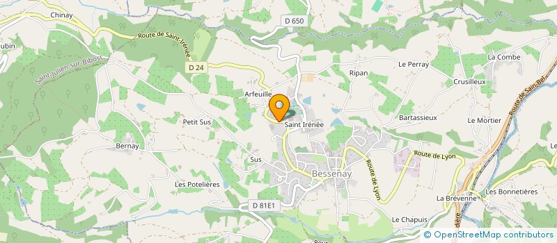 localisation de l'entreprise CM CONSEIL RH  BESSENAY