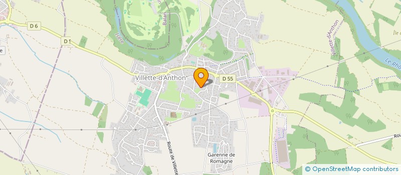 localisation de l'entreprise CM CONSEILS  VILLETTE-D'ANTHON