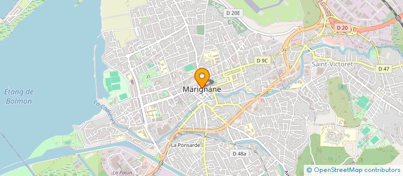 localisation de l'entreprise CM CONSTRUCTION à MARIGNANE