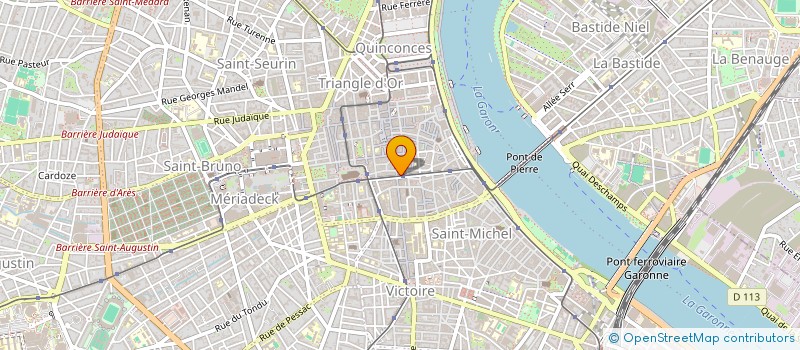 localisation de l'entreprise CM CONSULTING  BORDEAUX