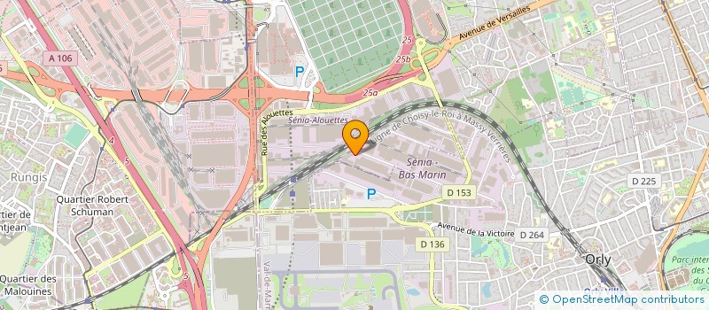 localisation de l'entreprise CM CONTACT  THIAIS