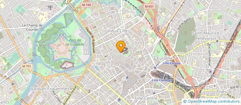 localisation de l'entreprise CM CONTINU à LILLE