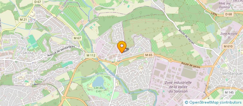 localisation de l'entreprise CM CORP à MONTPELLIER