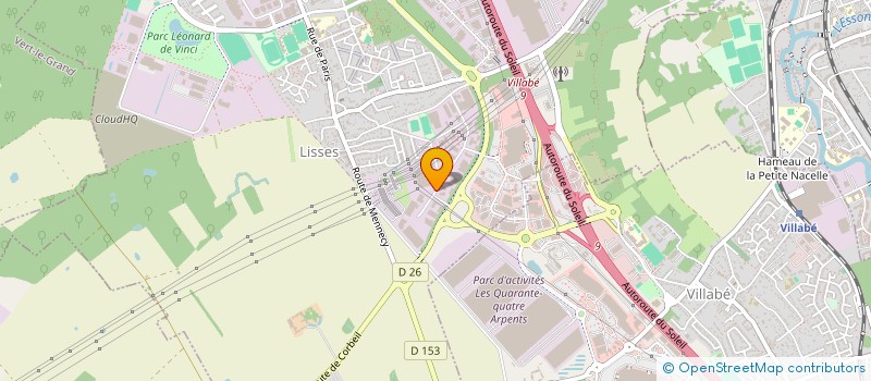 localisation de l'entreprise CM COSM  LISSES