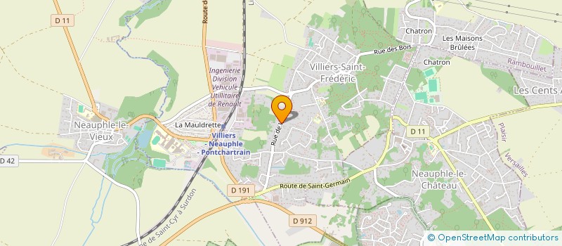 localisation de l'entreprise CM COURTAGE CONSEIL  VILLIERS-SAINT-FREDERIC