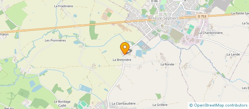 localisation de l'entreprise CM COUVERTURE 85 à MONTAIGU-VENDEE