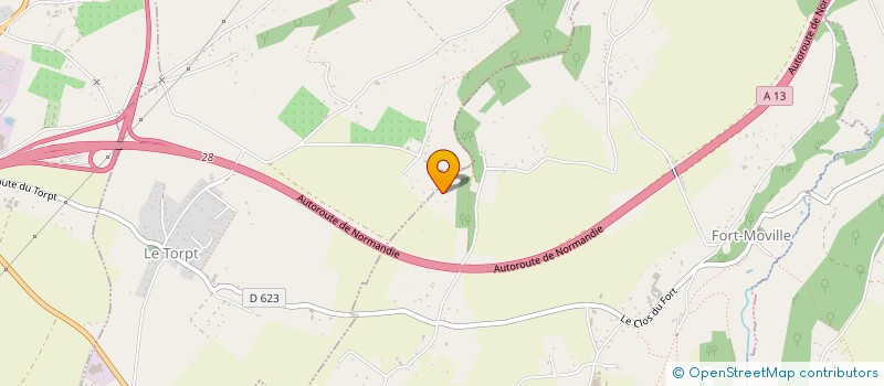 localisation de l'entreprise CM COUVERTURE  LE TORPT