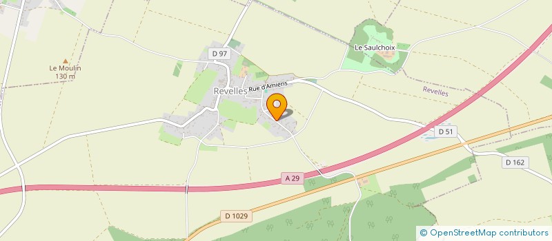 localisation de l'entreprise CM COUVERTURE  SAISSEVAL