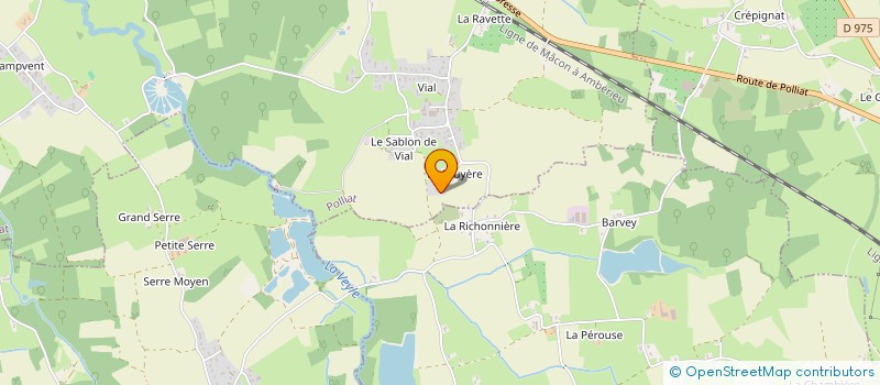 localisation de l'entreprise CM CURT IMMO à POLLIAT