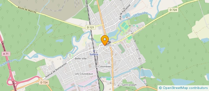 localisation de l'entreprise CM DEVELOPPEMENT  SALBRIS