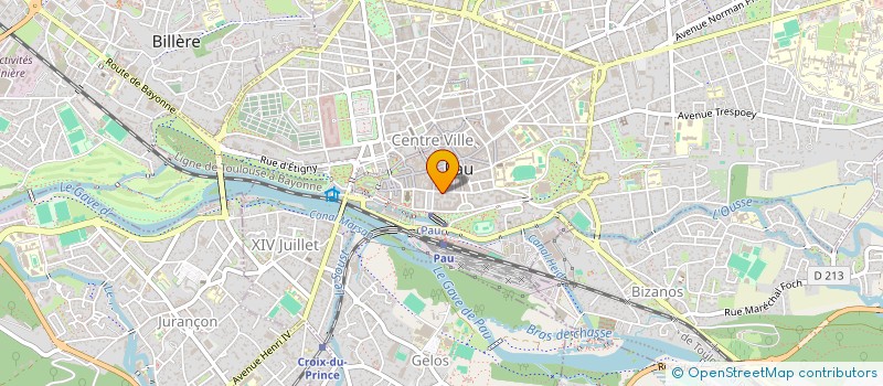localisation de l'entreprise CM DEVELOPPEMENT à PAU