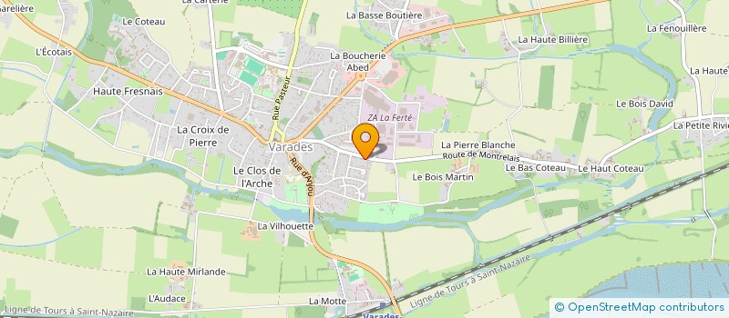 localisation de l'entreprise CM DEVELOPPEMENT  LOIREAUXENCE