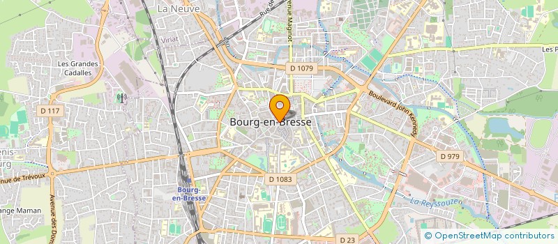 localisation de l'entreprise CM DIFFUSION à BOURG-EN-BRESSE