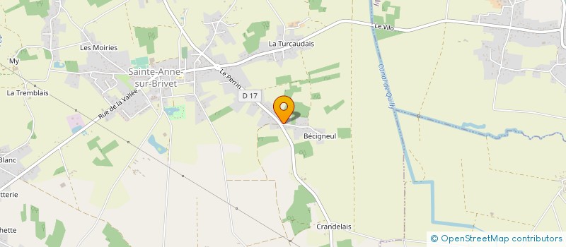 localisation de l'entreprise CM & DM  SAINTE-ANNE-SUR-BRIVET