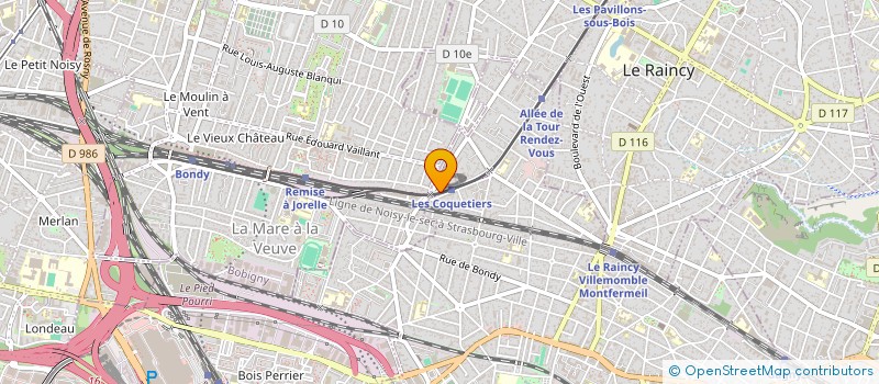 localisation de l'entreprise CM DRIVE  VILLEMOMBLE